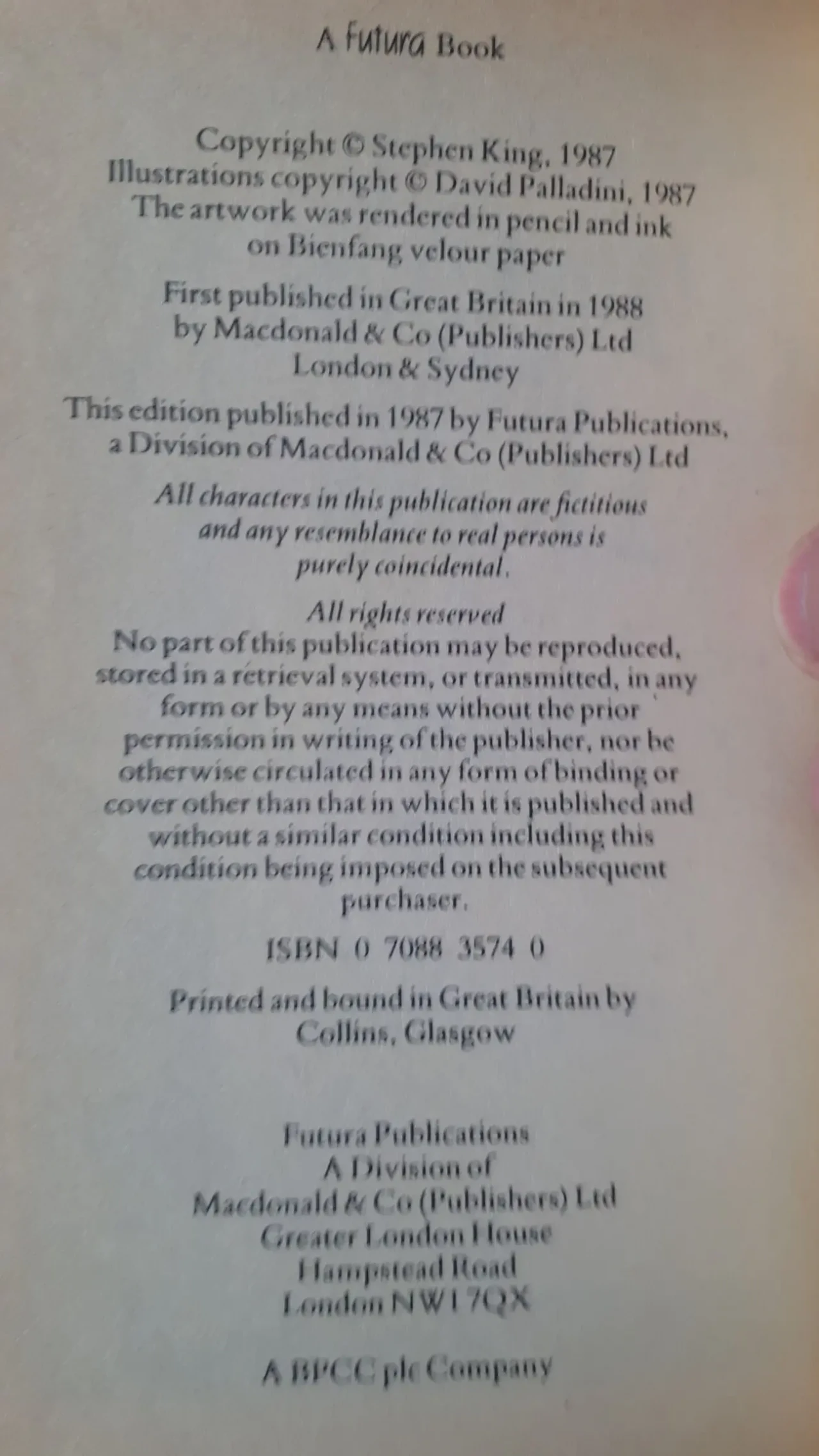 Eyes of The Dragon The Stephen King English книга на Английском 4