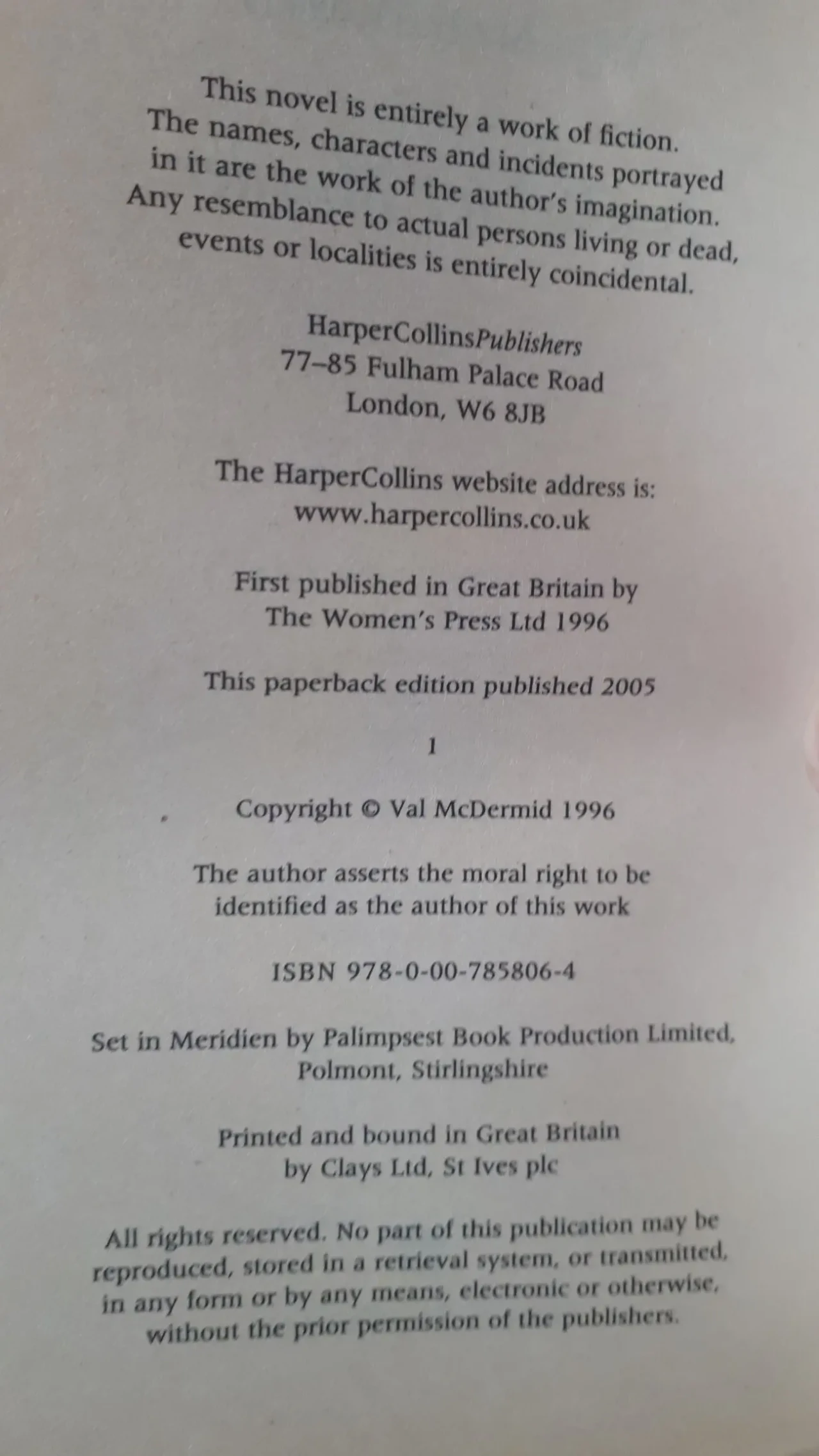 Booked for Murder Val McDermid English книга на Английском 3