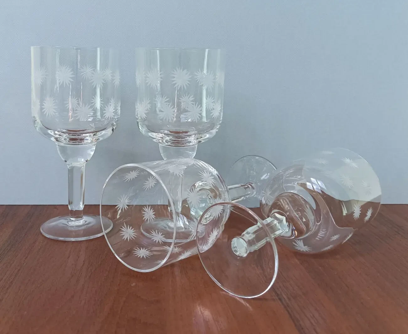 Келихи зі сніжинкою набір 4 шт. 3