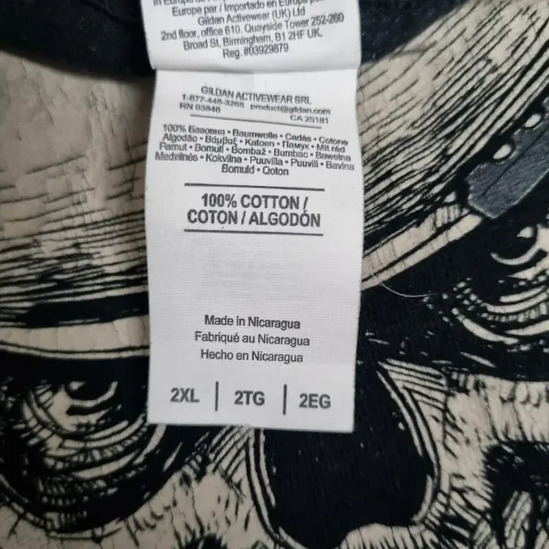 Чоловіча футболка gildan volbeat чорна 7