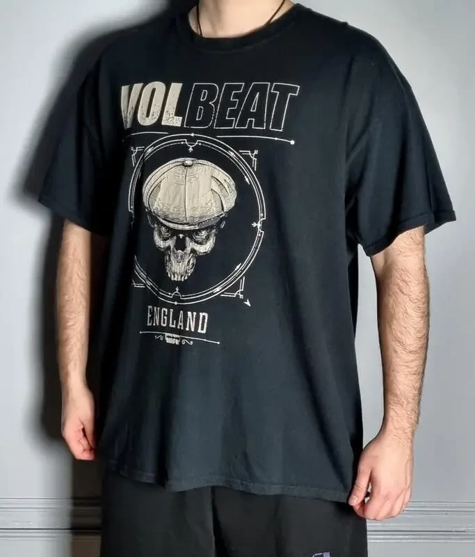 Чоловіча футболка gildan volbeat чорна 8