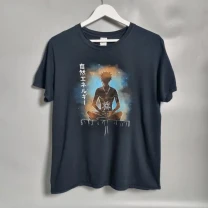 Футболка чоловіча gildan з принтом naruto l чорна