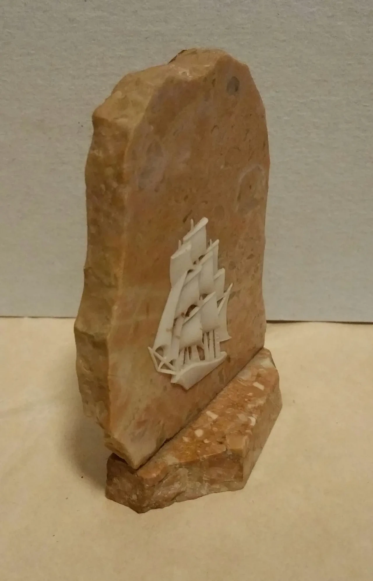 50 лет морской сувенир корабль фрегат мрамор подарок флот ВМФ 2