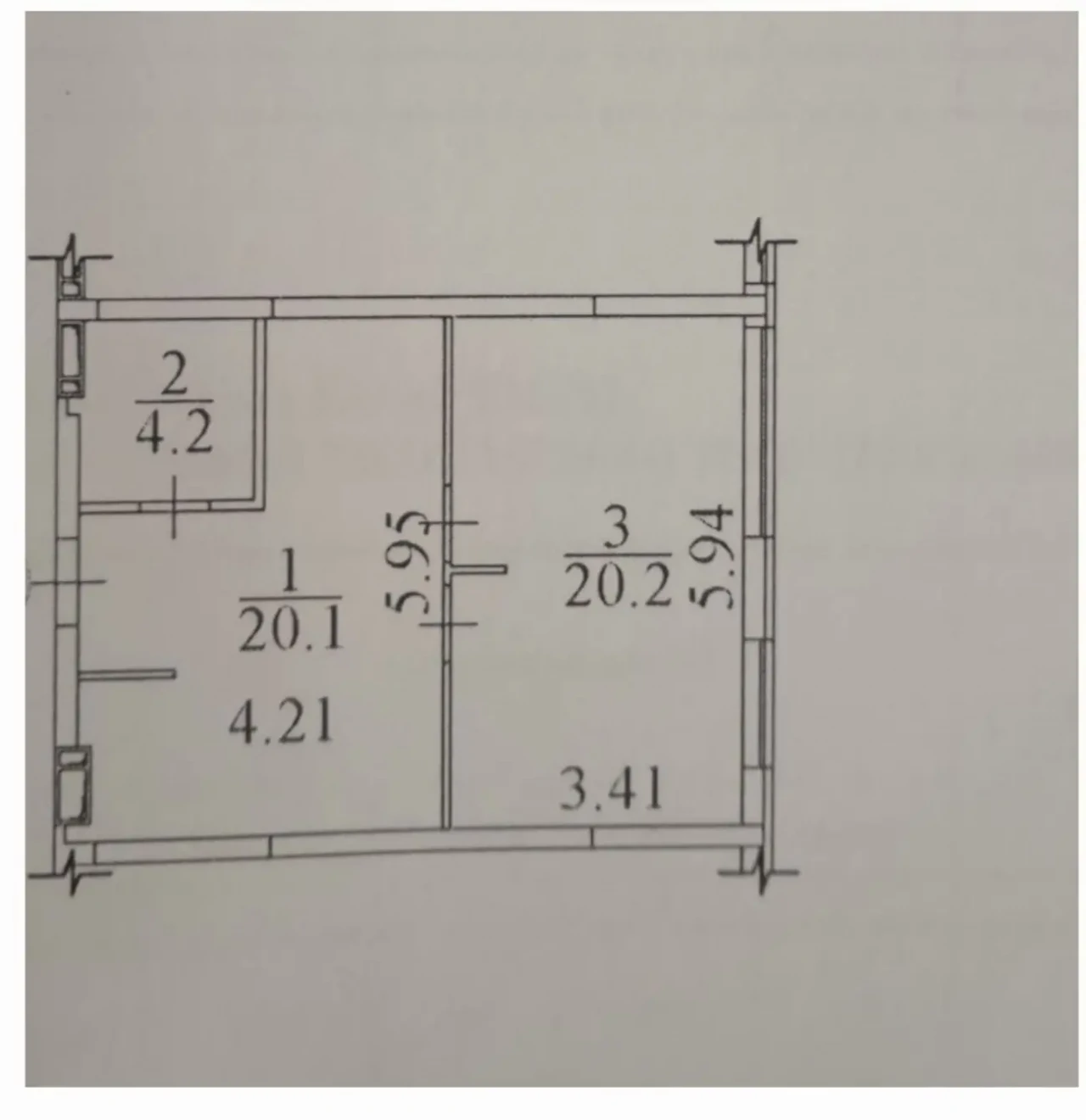 Продаж евро 2 к. квартира.45м2.Центр.Ирпень.Сити Парк2. 3