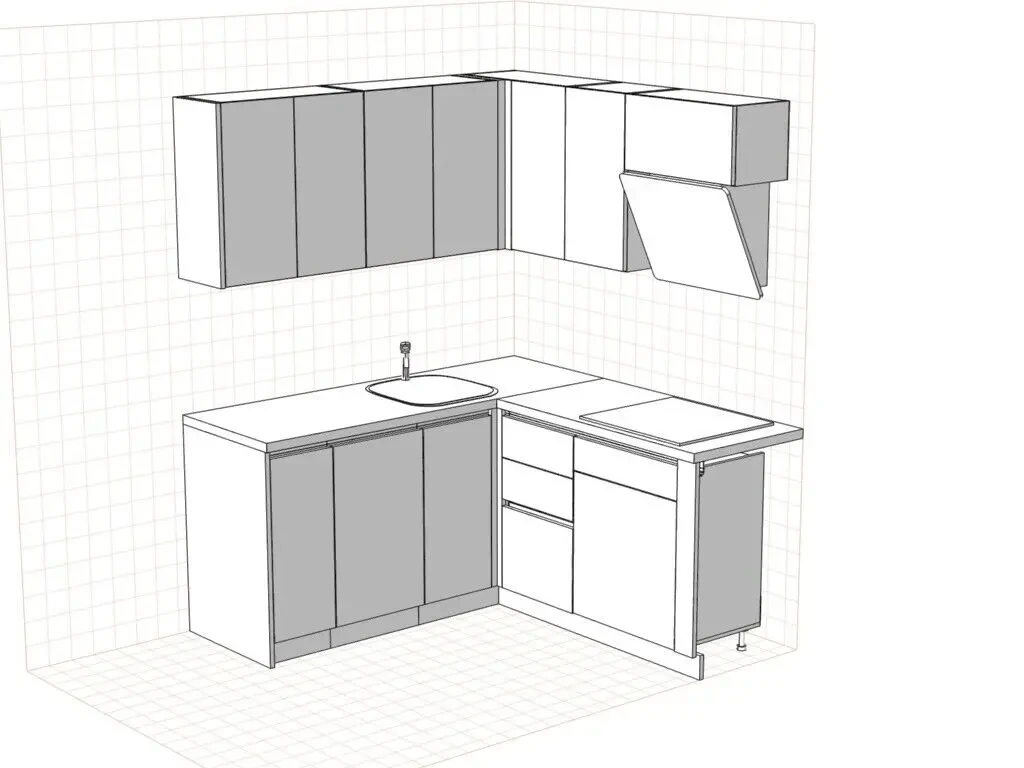 Продам кухню угловую новую 1,75 х 1,77 Харьков 2