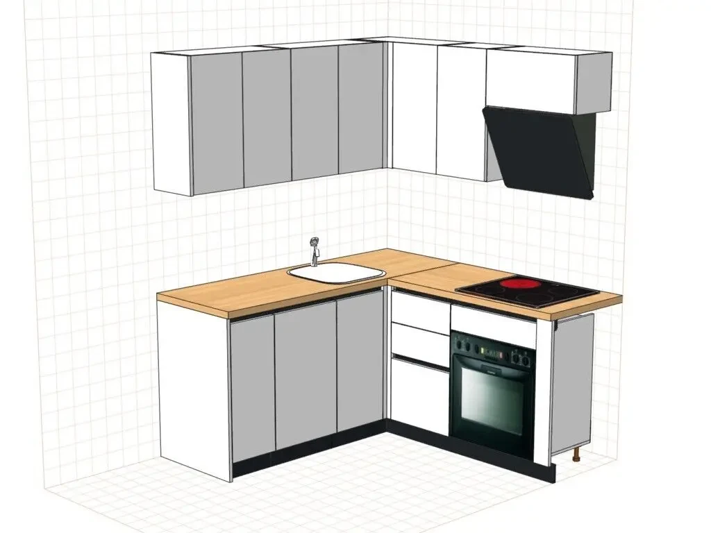 Продам кухню угловую новую 1,75 х 1,77 Харьков