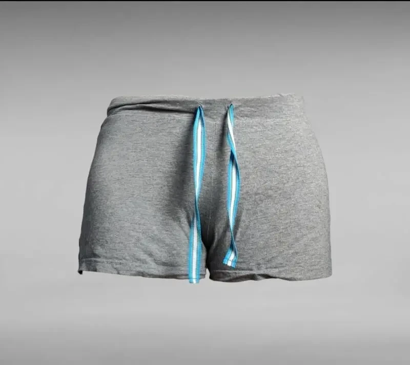 Спортивні жіночі шорти сірого кольору 2