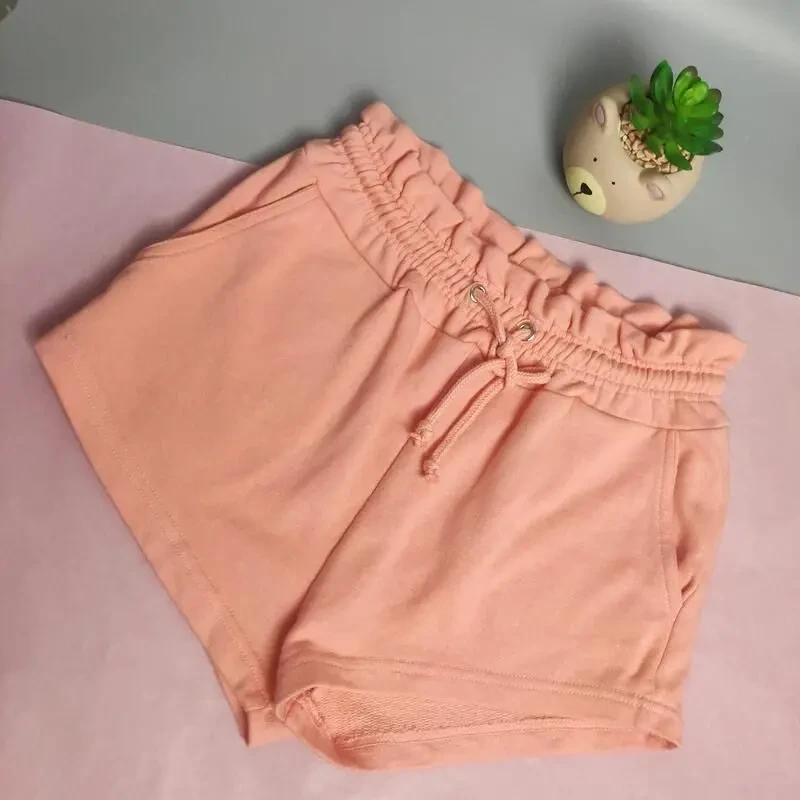 Жіночі персикові шорти для дому 4