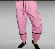 Штани карго, fb sister asos жіночі рожеві