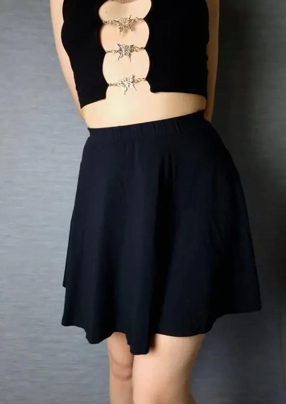 Чорна спідниця melville (s/xs) 6