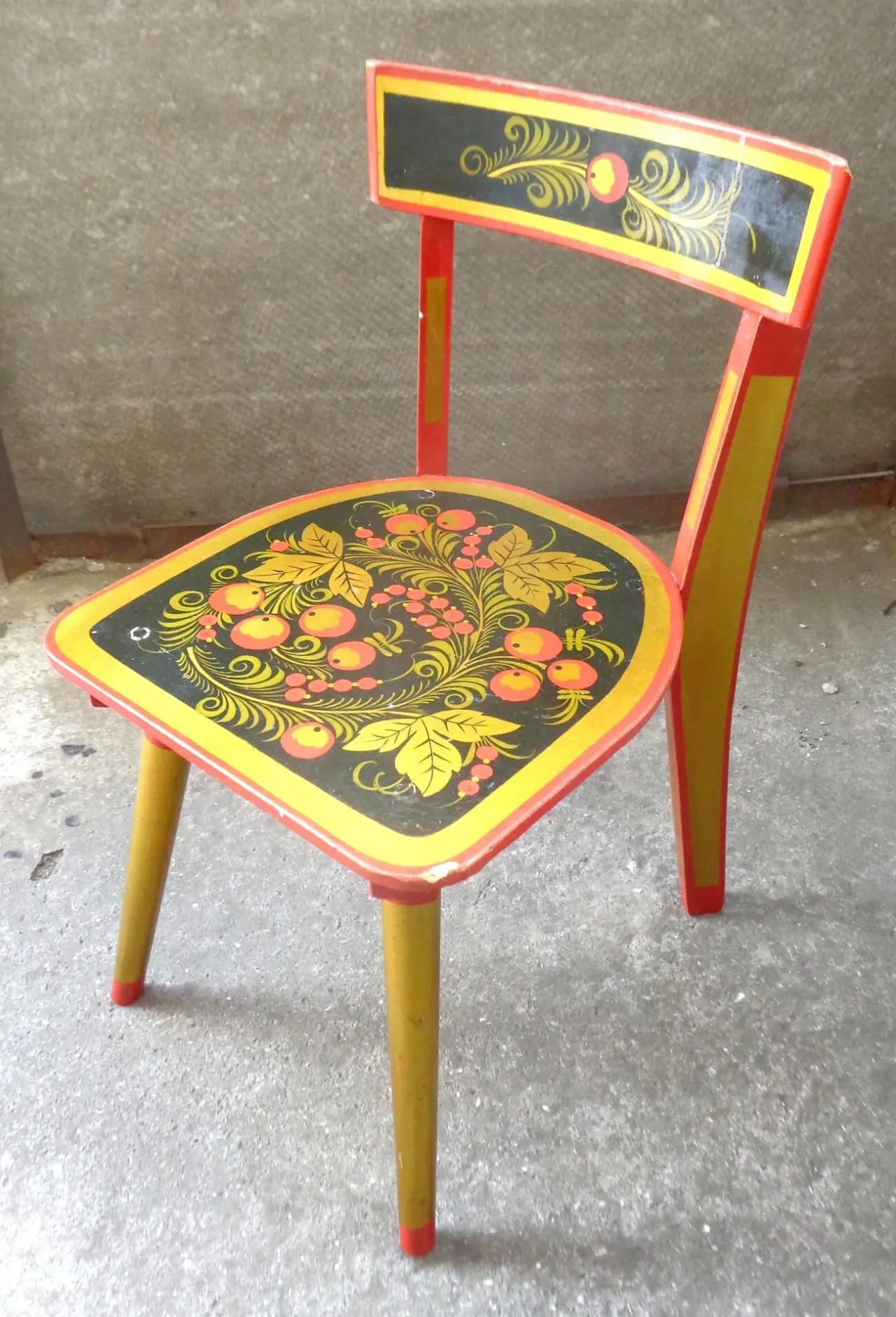 Стульчик детский Хохлома мебель стул