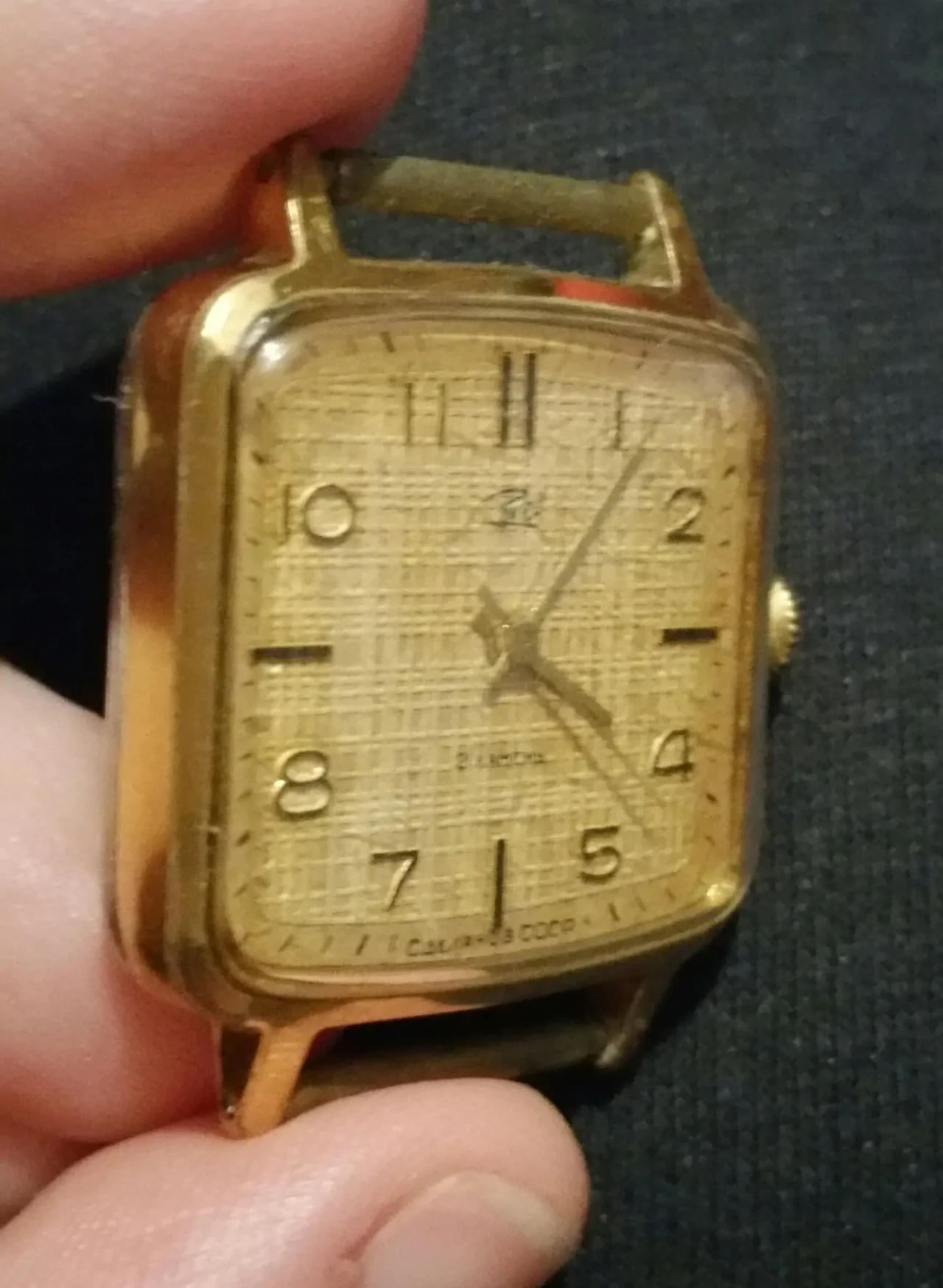 Редкие часы Заря золото Пензенский часовой завод 21 камень 3