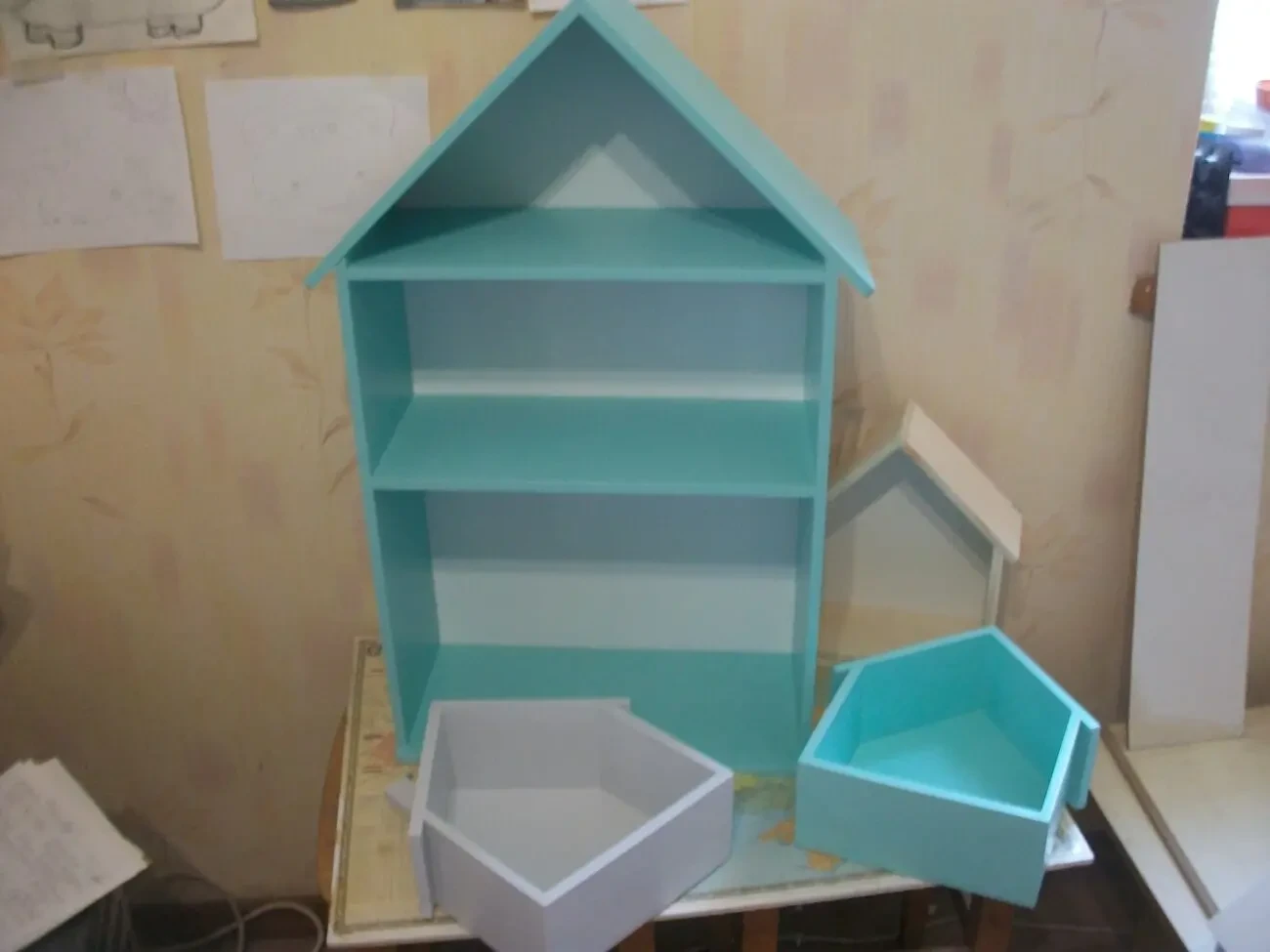 Книжкові полиці. Набір 5 поличок. 3