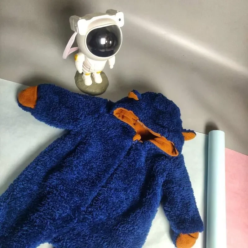 Дитячий плюшевий комбінезон для хлопчика 2-4 місяці 3