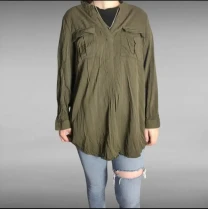 Блузка повсякденна хакі h-m