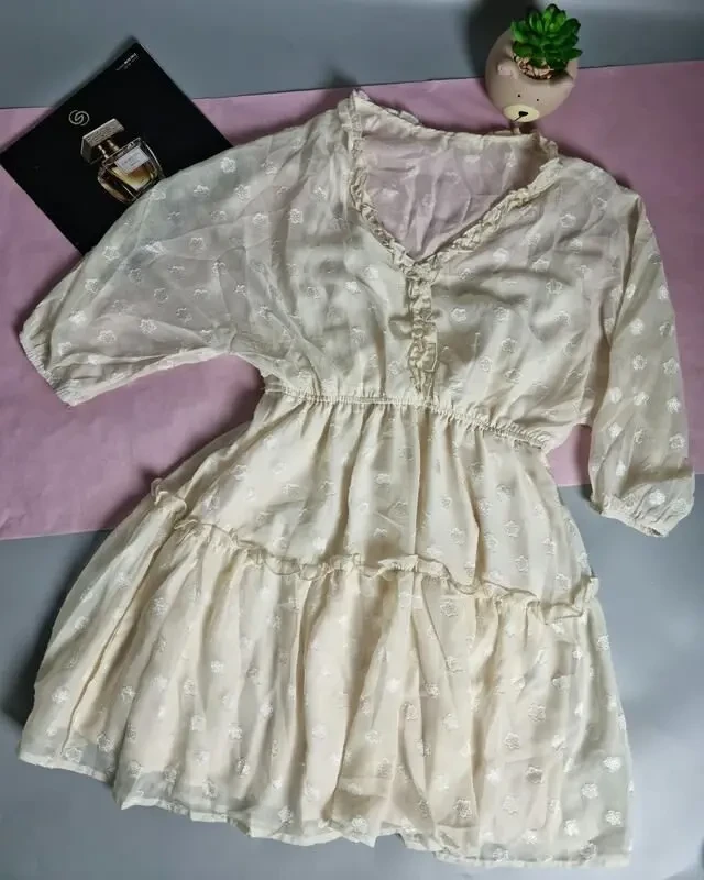 Hіжна шифонова сукня з квітковим прином 4