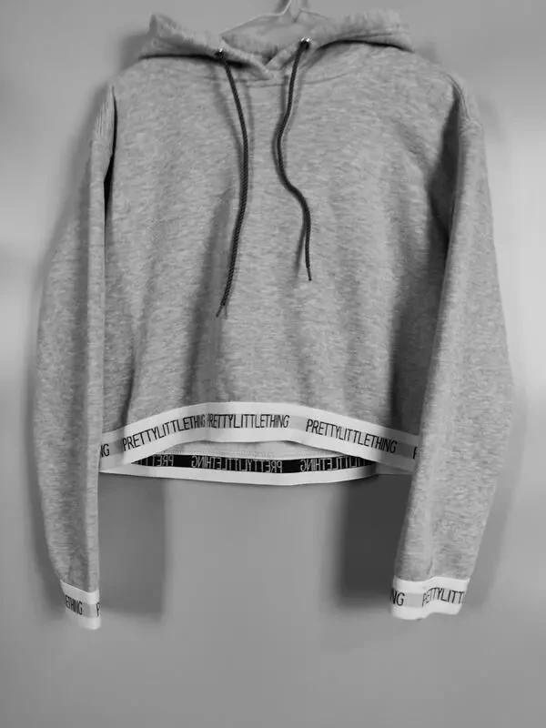 Бомбезне тепла кофта худі, укорочена з капюшоном 2