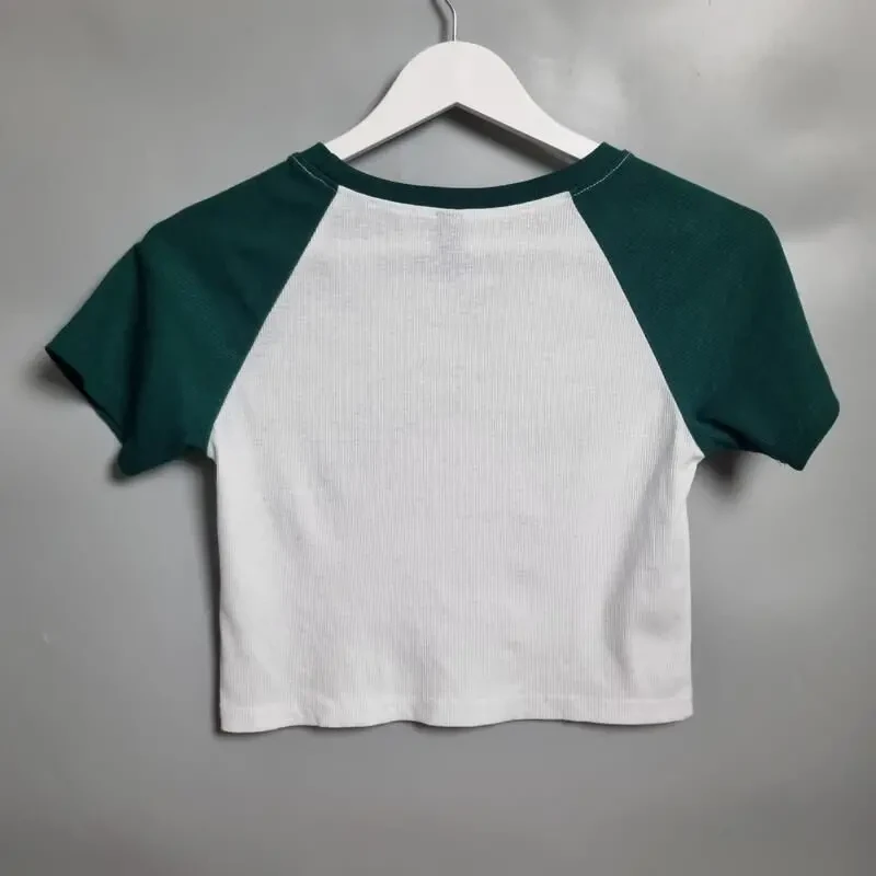 Футболка жіноча в рубчик укорочена dazy 3