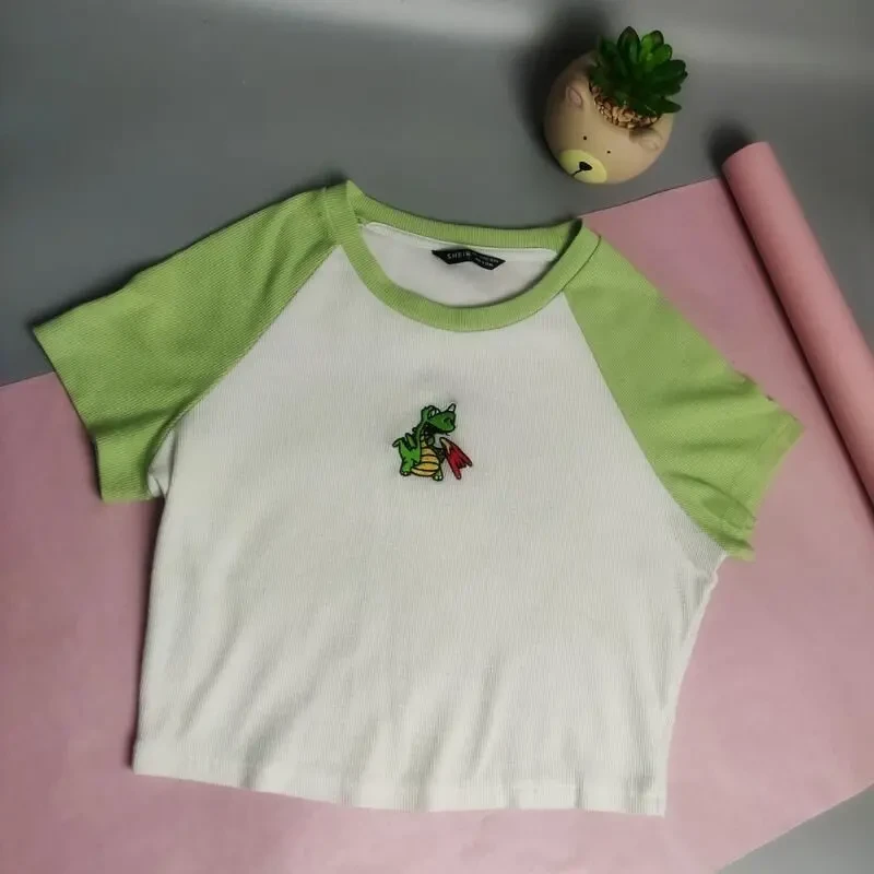 Кроп-топ футболка shein 2