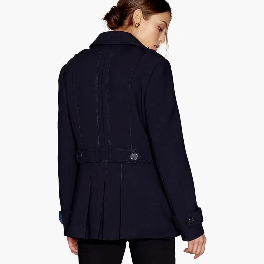 199 евро Jasper Conran EU42 дизайнерское короткое пальто бушлат 3