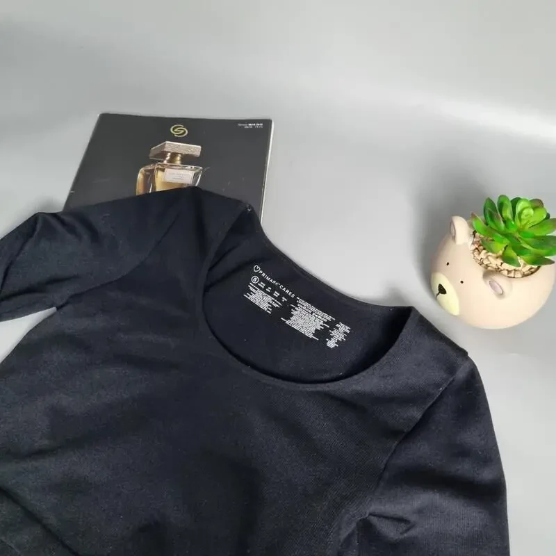 Базовий укорочений топ із довгим рукавом 9