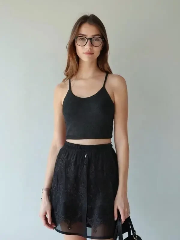 Повсякденний спортивний сірий топ 2