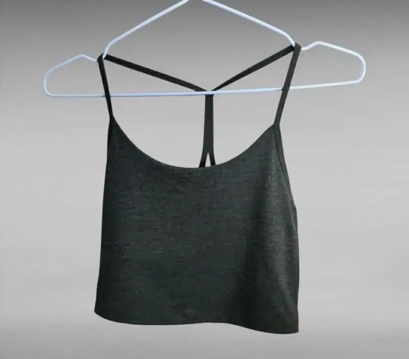 Повсякденний спортивний сірий топ 3