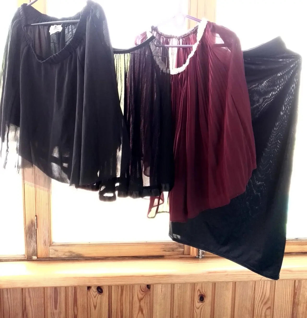 Подъюбник с м 10 черный фатин, шифон, бордовый, клеш, миди в обтяжку