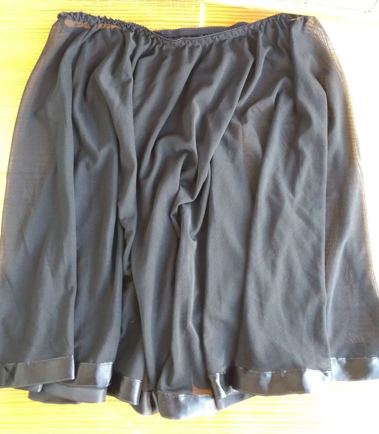 Подъюбник с м 10 черный фатин, шифон, бордовый, клеш, миди в обтяжку 4