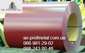 Гладкий металлический лист с полимерным покрытием. 3