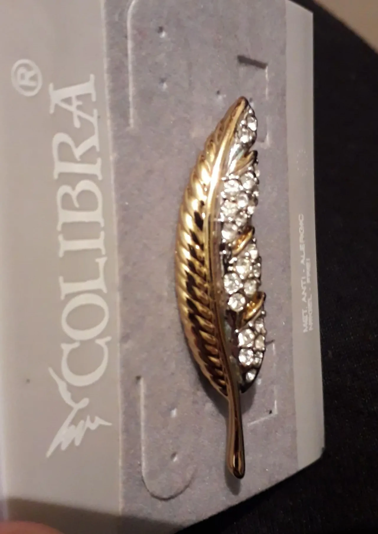 Редкая брошь COLIBRA Польша бижутерия 2