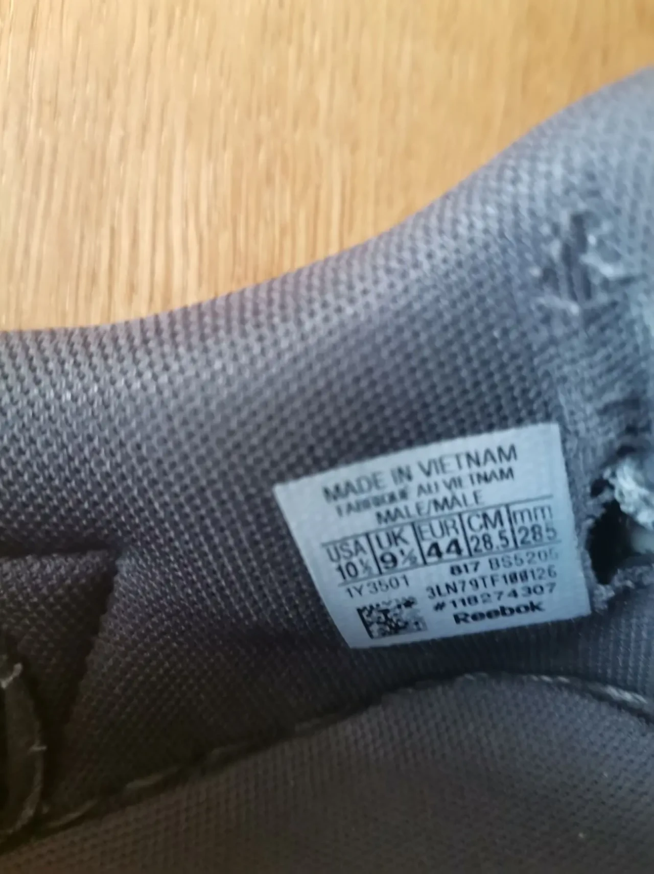 Кросівки кроссовки шкіряні Reebok. Розмір 44 (28 см) 10