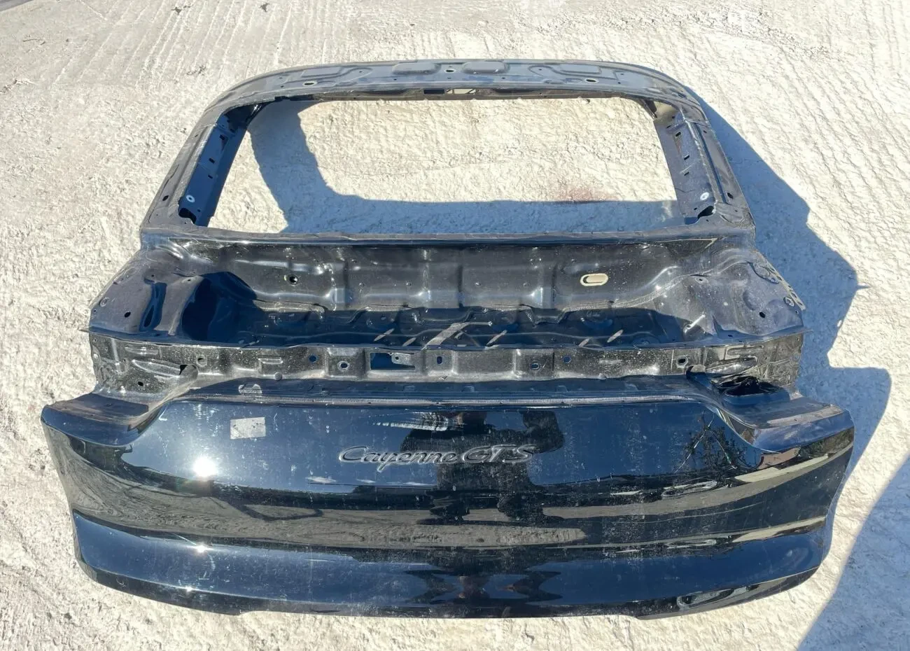 Porsche Cayenne Coupe Крышка багажника 9Y3827025AYGRV  9Y3827025AGRV
