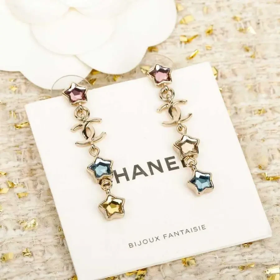 Сережки Chanel 5