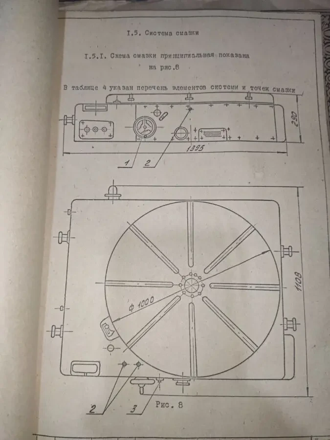 Стіл поворотний діаметром ф1000 мм 10