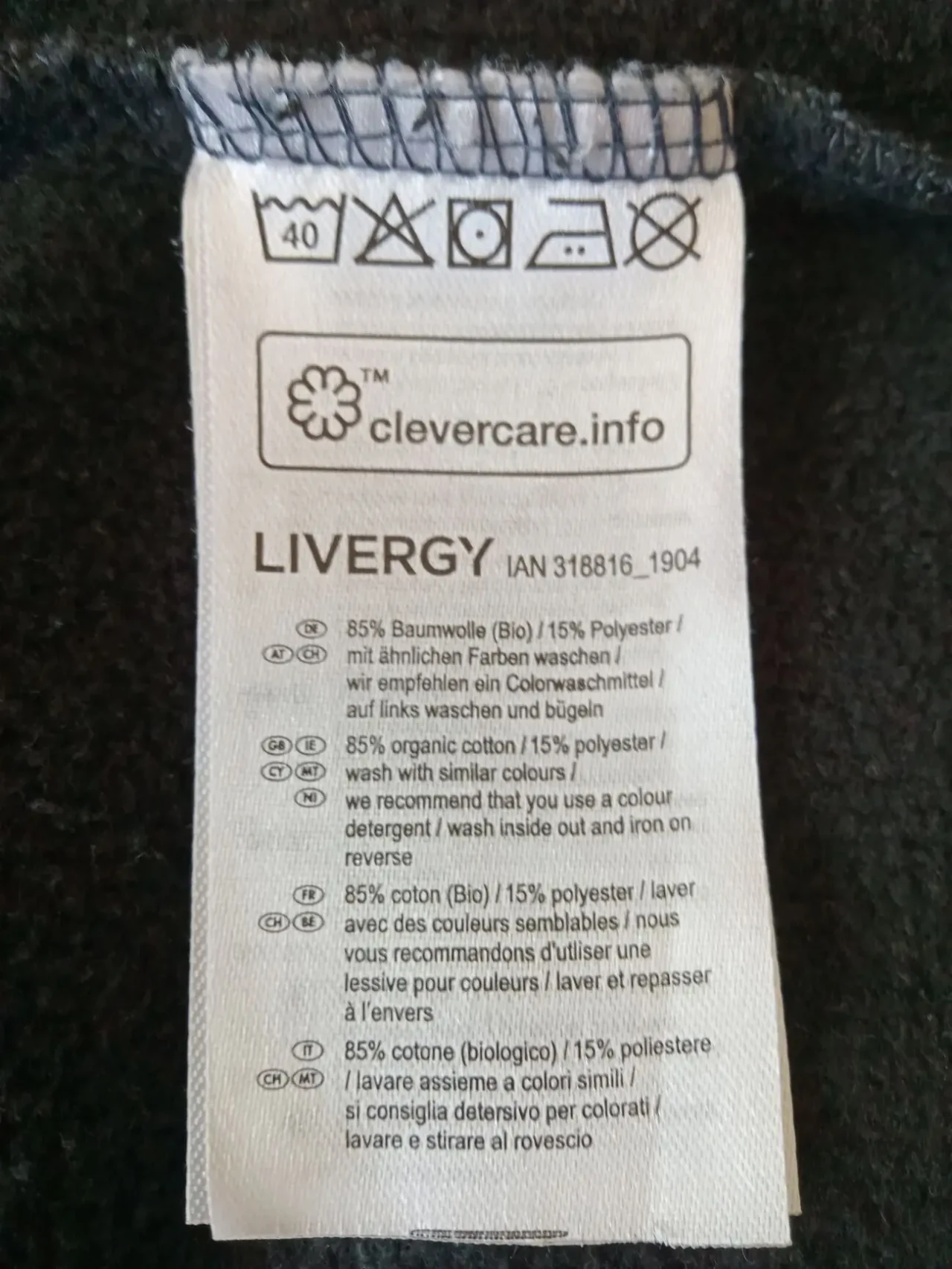 Оригинальная мужская зипка с капюшоном Livergi L 5