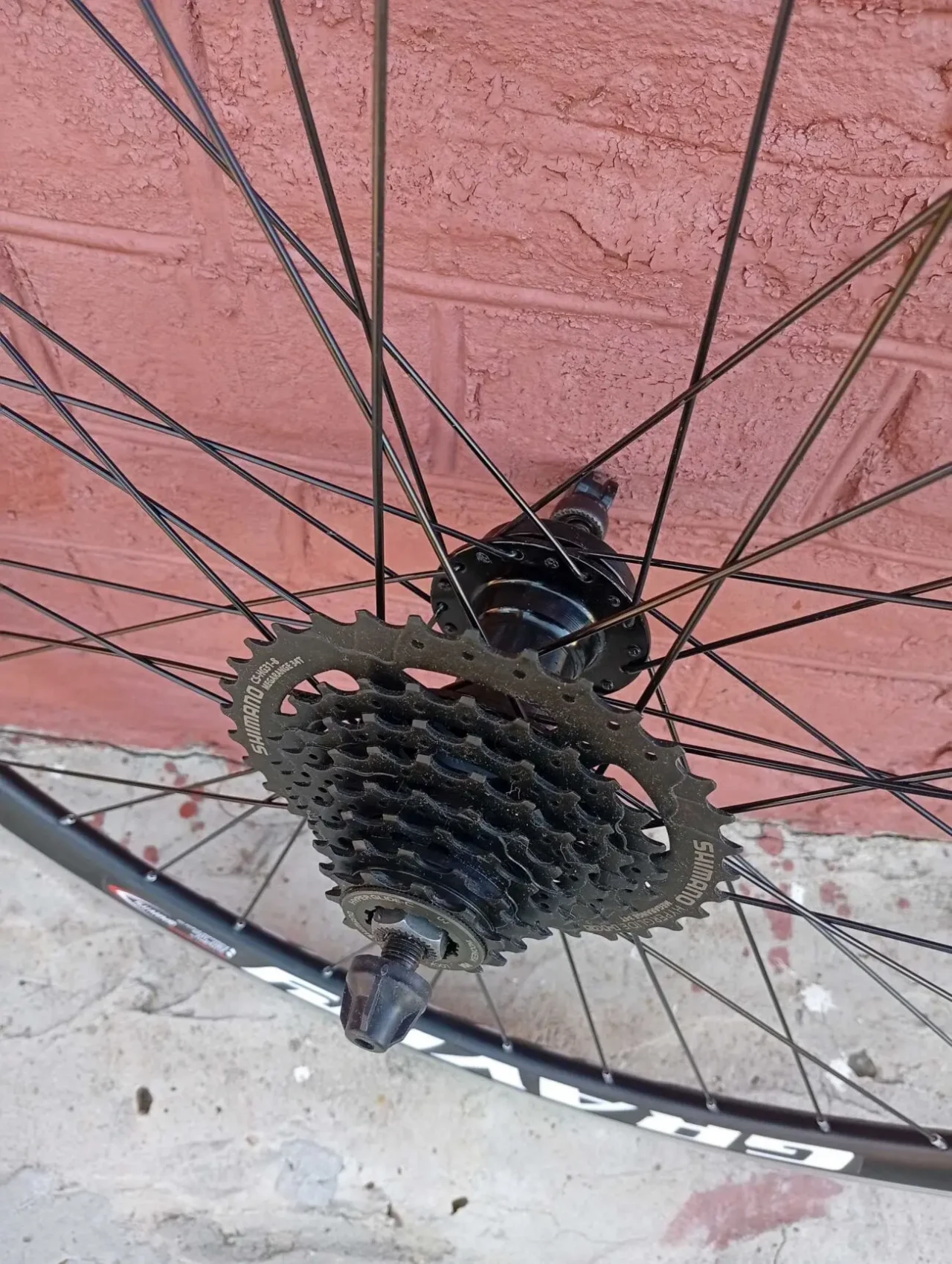 Колесо заднее под диск под кассету комплект 8