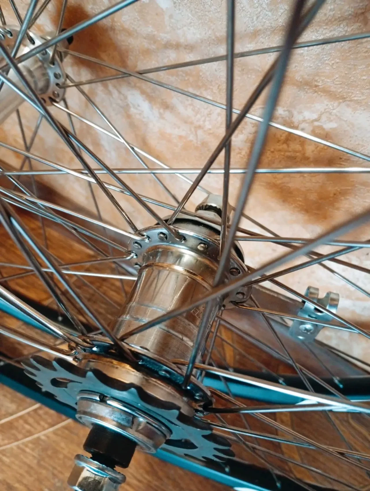 Вело колёса вилсет втулка velostell нерж 7