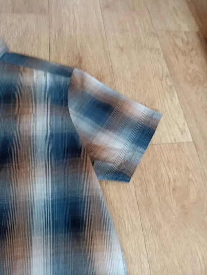 TU Красивая мужская рубашка короткий рукав 2XL 7