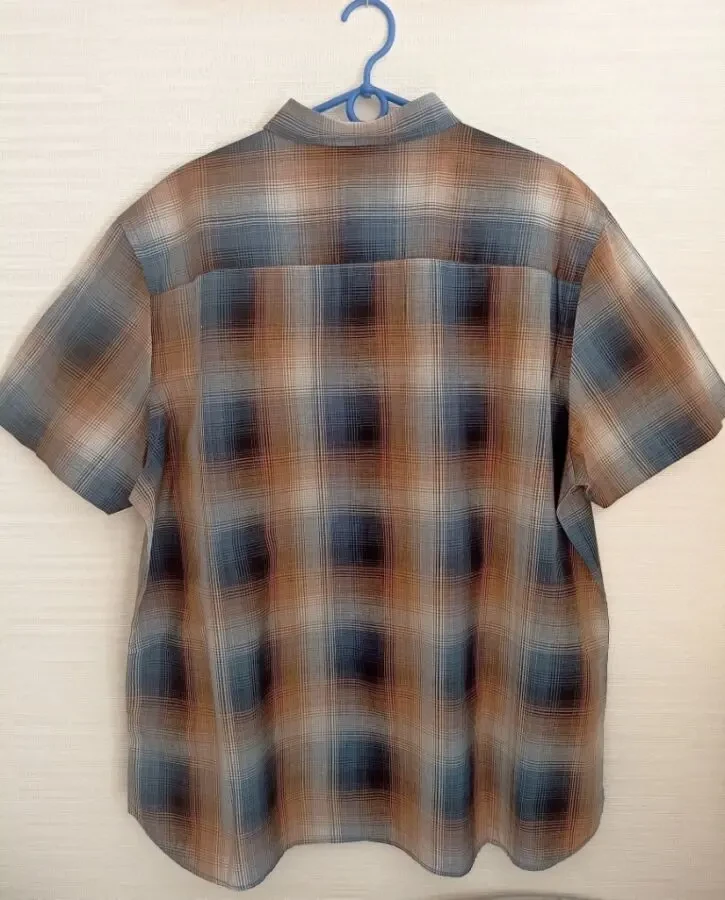 TU Красивая мужская рубашка короткий рукав 2XL 6