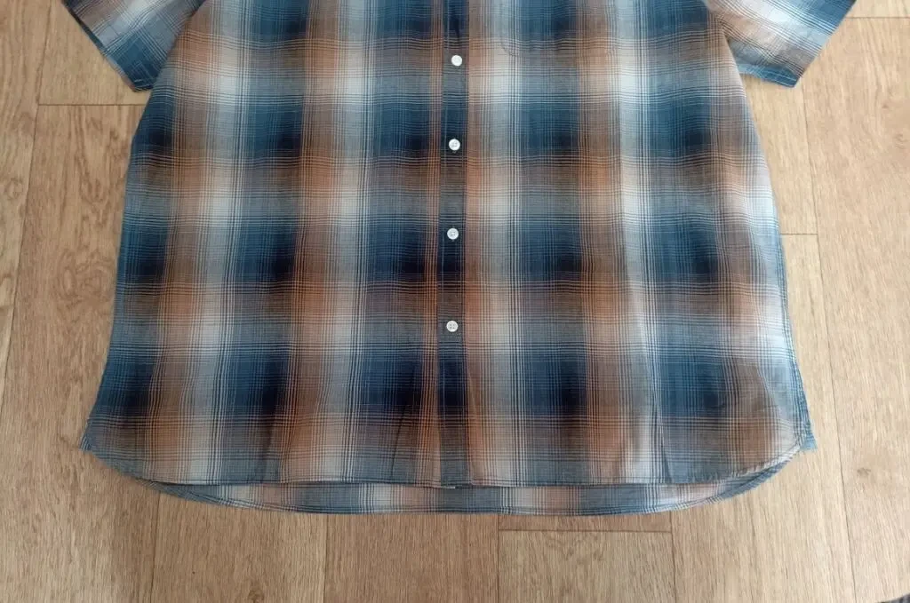 TU Красивая мужская рубашка короткий рукав 2XL 8