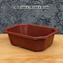 Бонсай плошка, горщик для рослин, вазон 18x14x6см