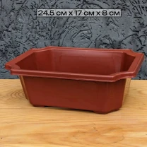 Бонсай плошка, горщик для рослин, вазон 24x17x8см