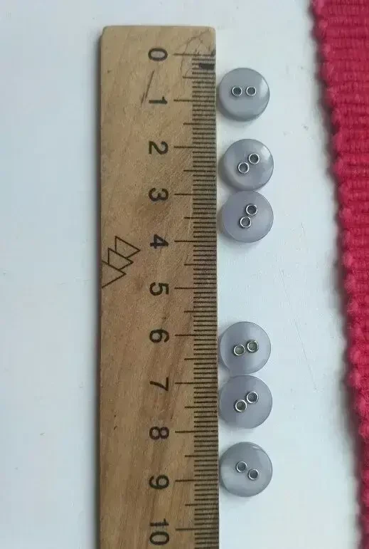 Детские пуговицы нарядные  с металлическими  глазками 5