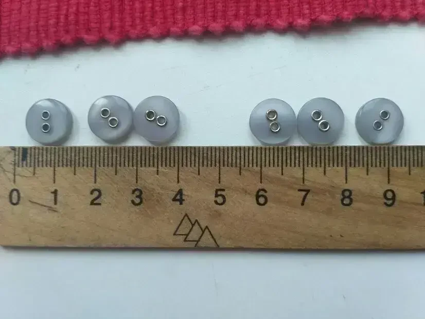 Детские пуговицы нарядные  с металлическими  глазками 4