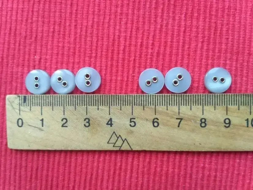 Детские пуговицы нарядные  с металлическими  глазками 6