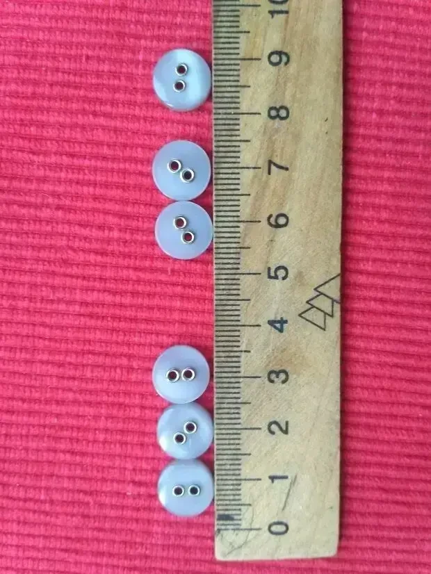Детские пуговицы нарядные  с металлическими  глазками 3