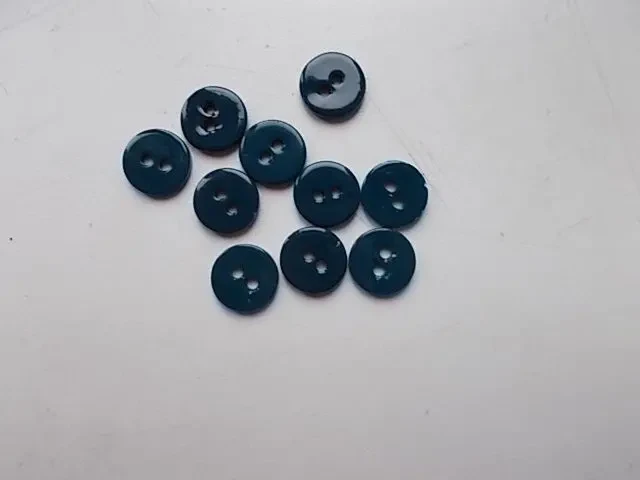 Детские пуговицы синие, 10 штук,  диаметр  12 мм 7