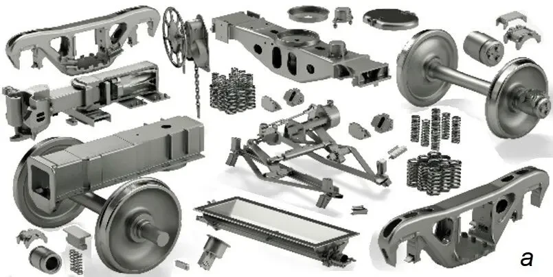 Запчастини, деталі для спецтехніки та вантажних вагонів, литі деталі 3