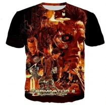3D Футболка Terminator 2, Терминатор 2, Термінатор 2